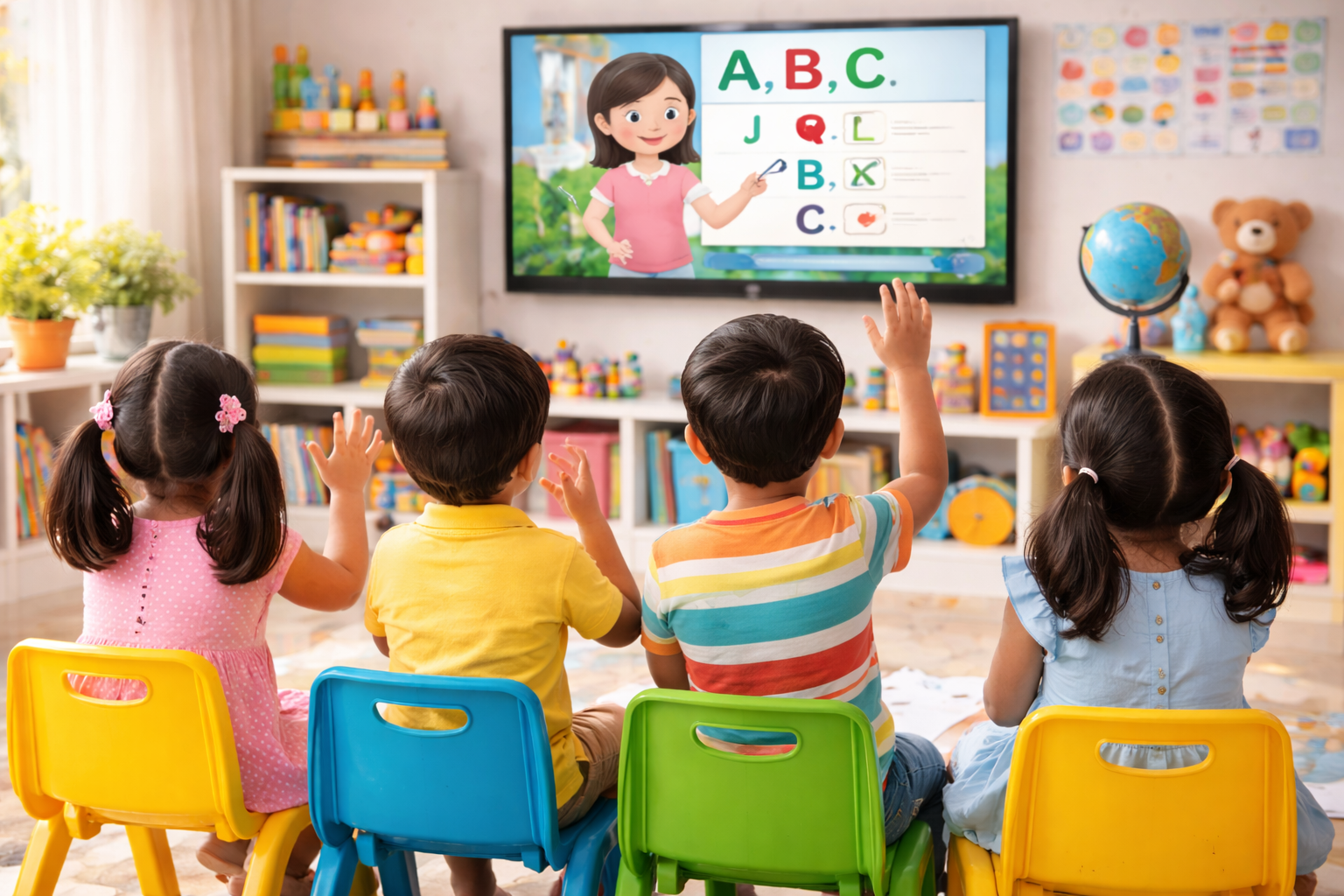 Children learning